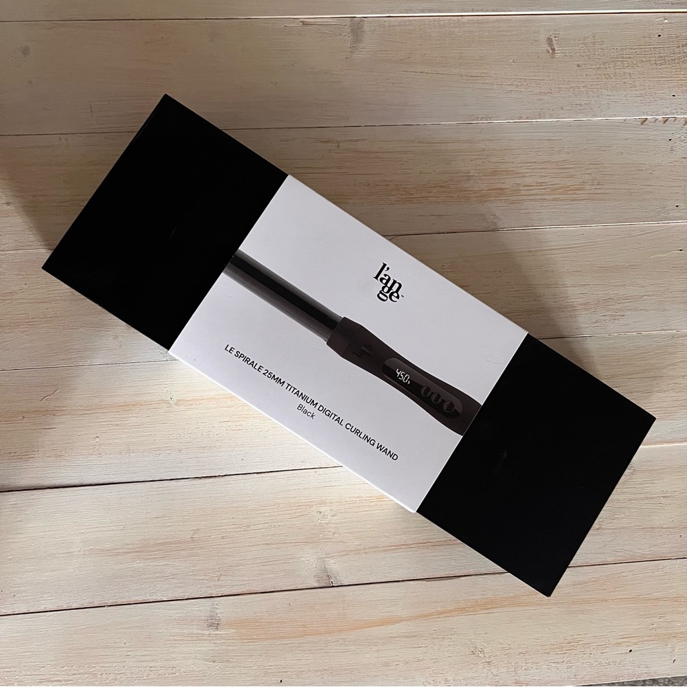 Lange Le Spirale 25mm (1”) Curling Wand Black